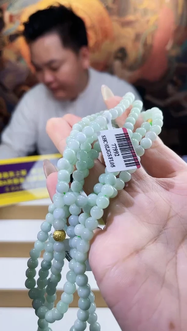 翡翠未镶嵌颈饰多样性发其一珠链16