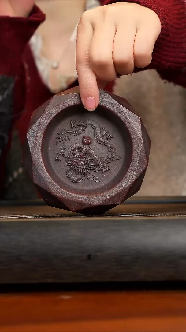 【闪购商品】紫砂茶壶古红泥烟灰缸