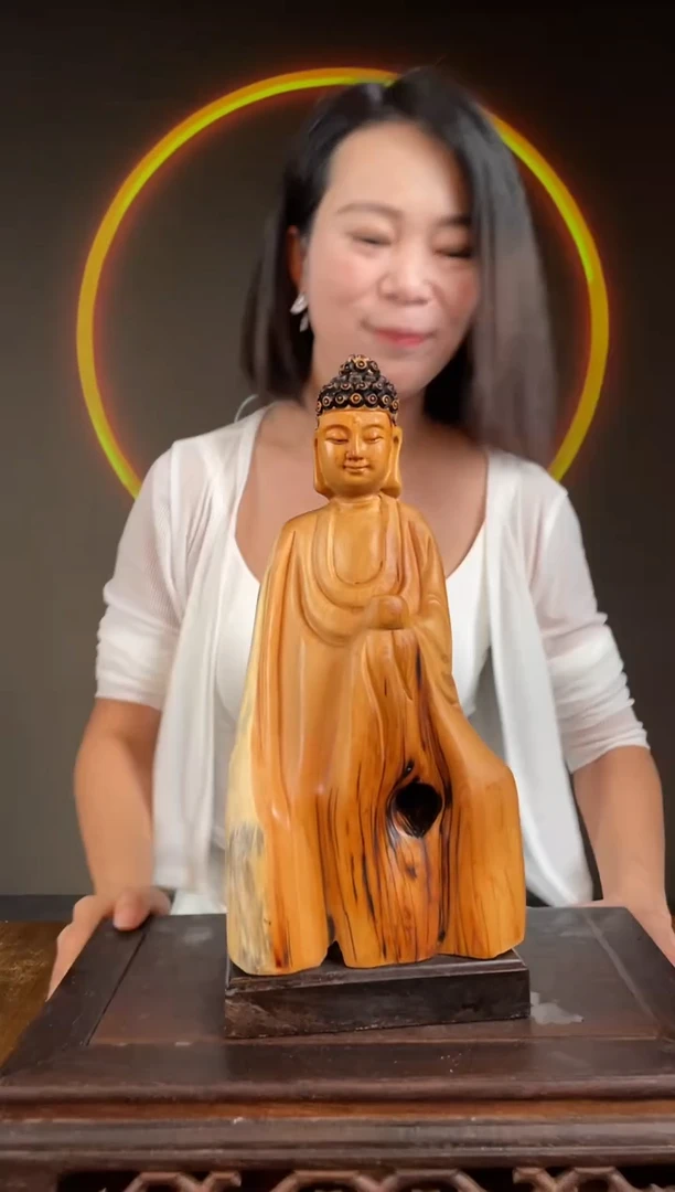 柏木（崖柏）手工摆件,先抢先得! 编号:45