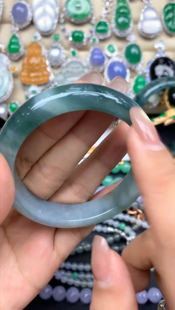 未镶嵌手镯翡翠250-中国好珍宝