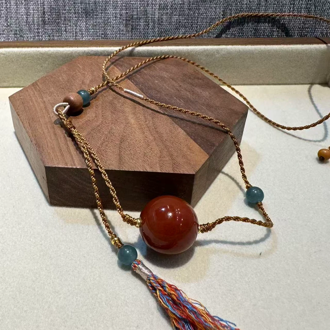 18mm精编玛瑙项链YCBS109