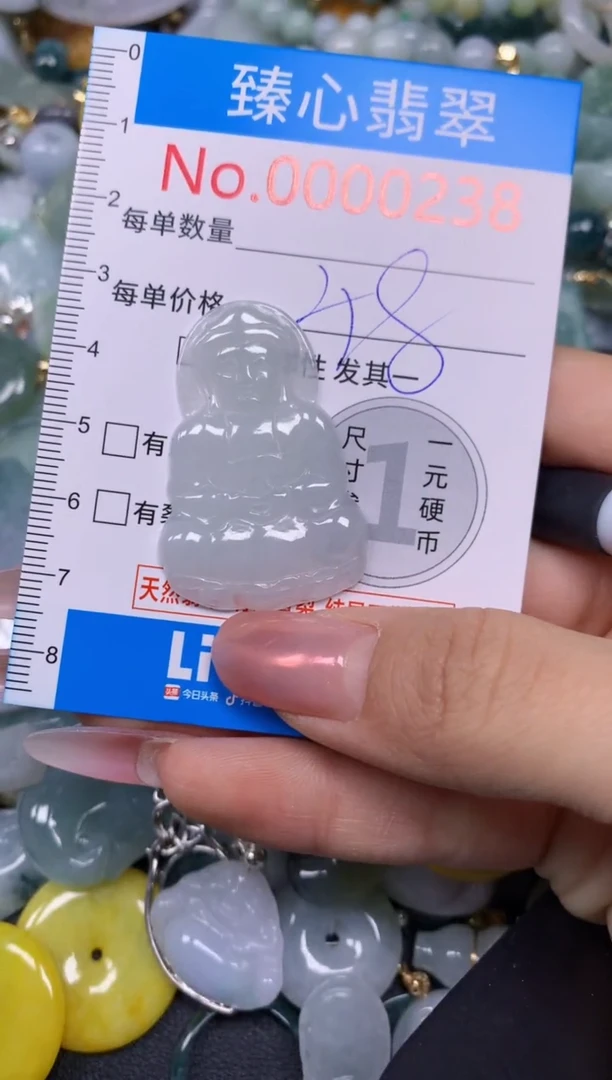 【闪购商品】翡翠颈饰未镶嵌含绳000238