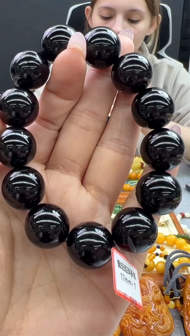 【闪购商品】琥珀手串未镶嵌715秒拍号