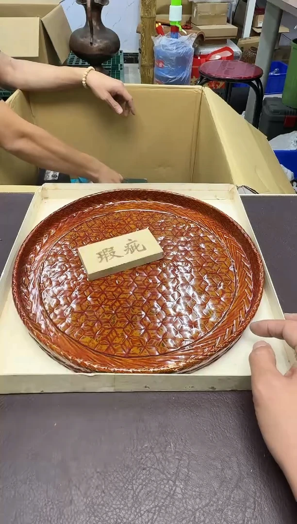 手工艺品琉璃平*小644