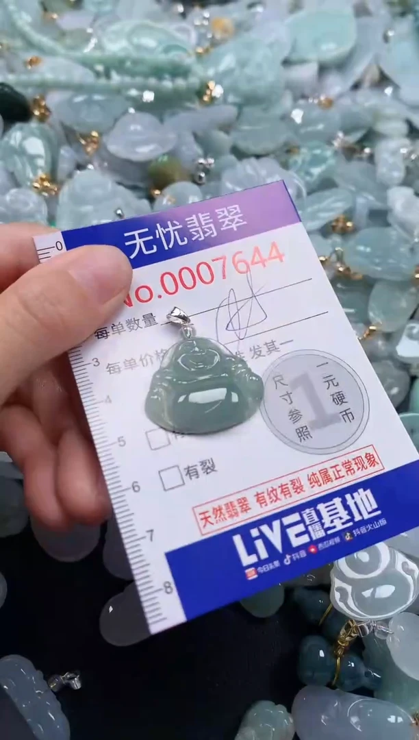 颈饰未镶嵌翡翠7644