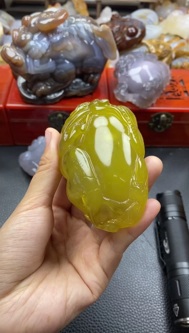 未镶嵌手把玛瑙/玉髓风*00