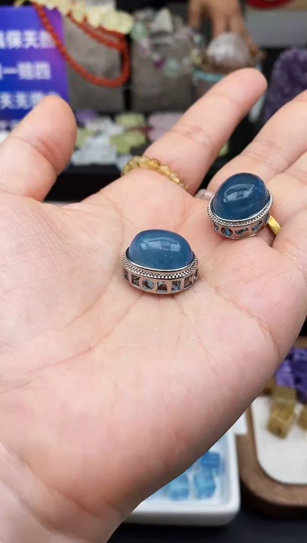 【闪购商品】海蓝宝石颈饰未镶嵌47a多样性发其一/1.28/1个
