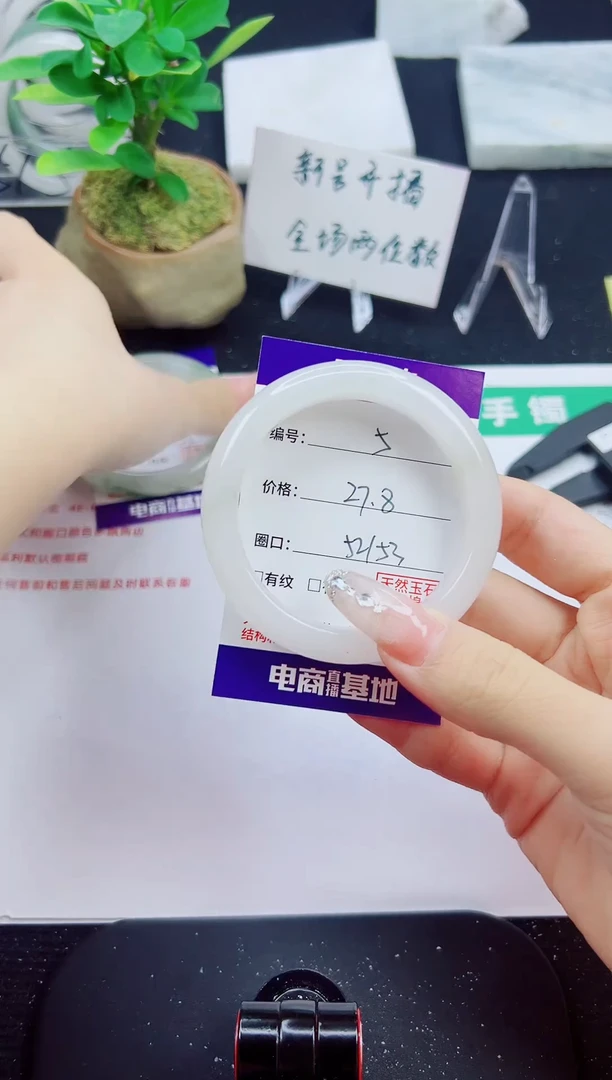 未镶嵌手镯石英质玉6-56/57