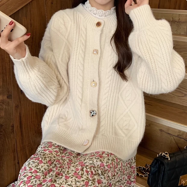 毛针织开衫（孤品默认微瑕，完美主义勿拍）