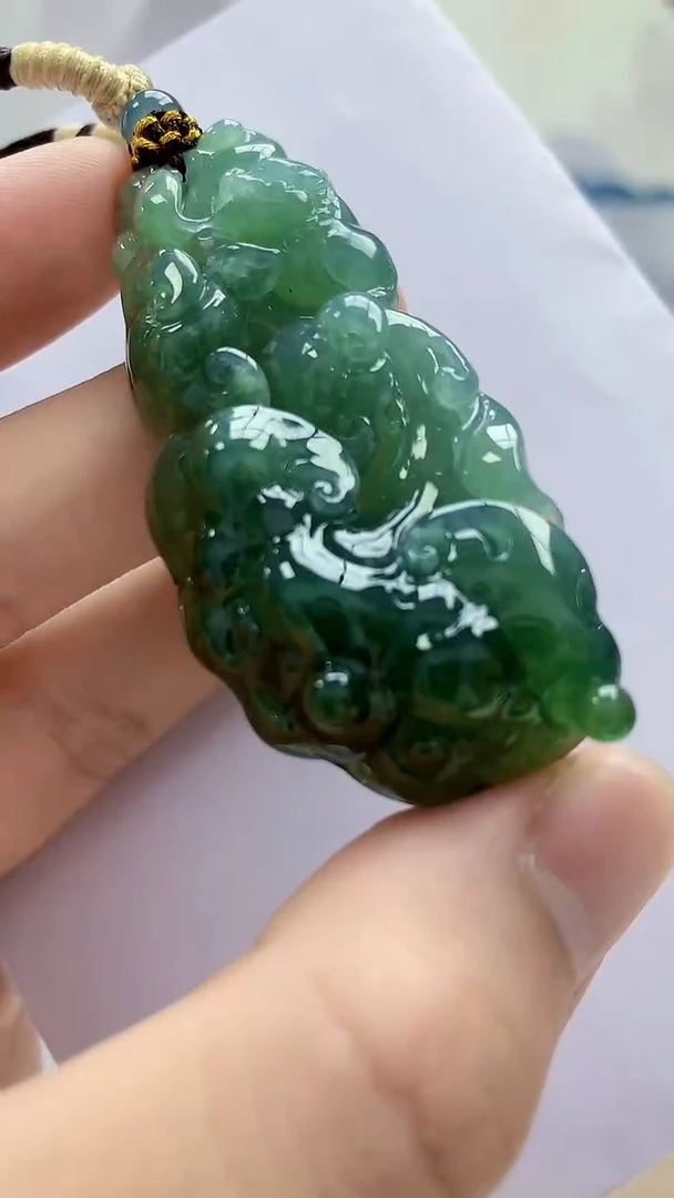 未镶嵌定制翡翠4898bb-毛货挂件63