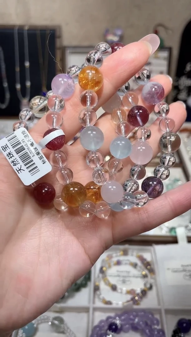 【闪购商品】水晶手串合金【多宝G】设计款手串