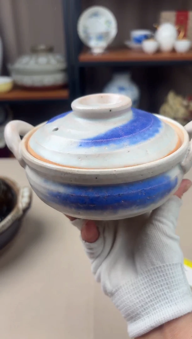 瓷片小砂锅小土锅