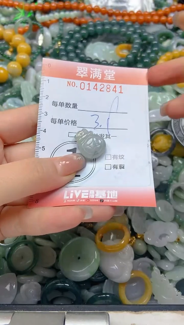 翡翠未镶嵌颈饰闪购0142841