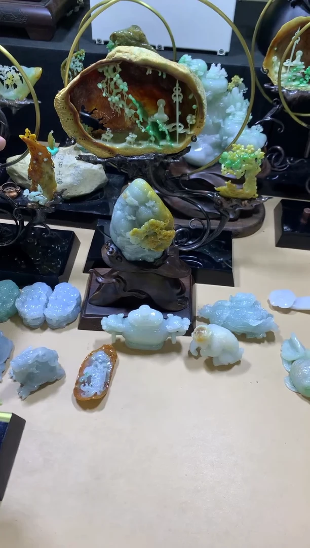 未镶嵌摆件翡翠用****3翡翠摆件