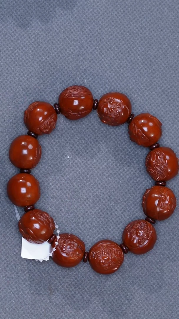 橄榄核手串18+光珠十八罗汉