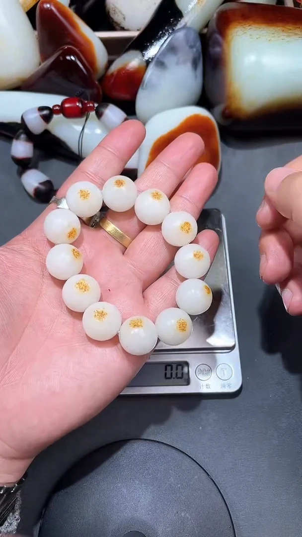 【闪购商品】和田玉手串未镶嵌YL-LL-2.5-24多样性发货