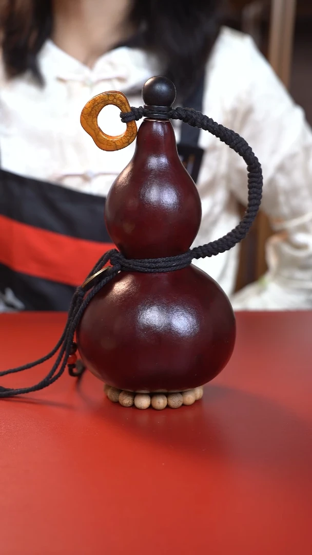 04手工大漆酒葫芦