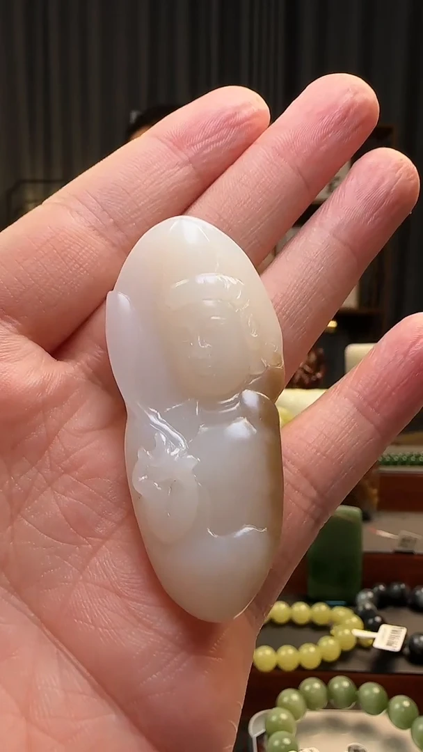 吊坠(不含链)未镶嵌和田玉挂件