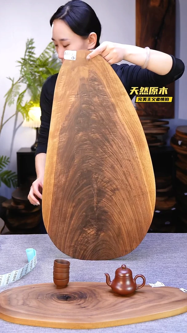 木北美黑胡桃原木.干裂疤结不属于商品质量问题完美主义者慎拍