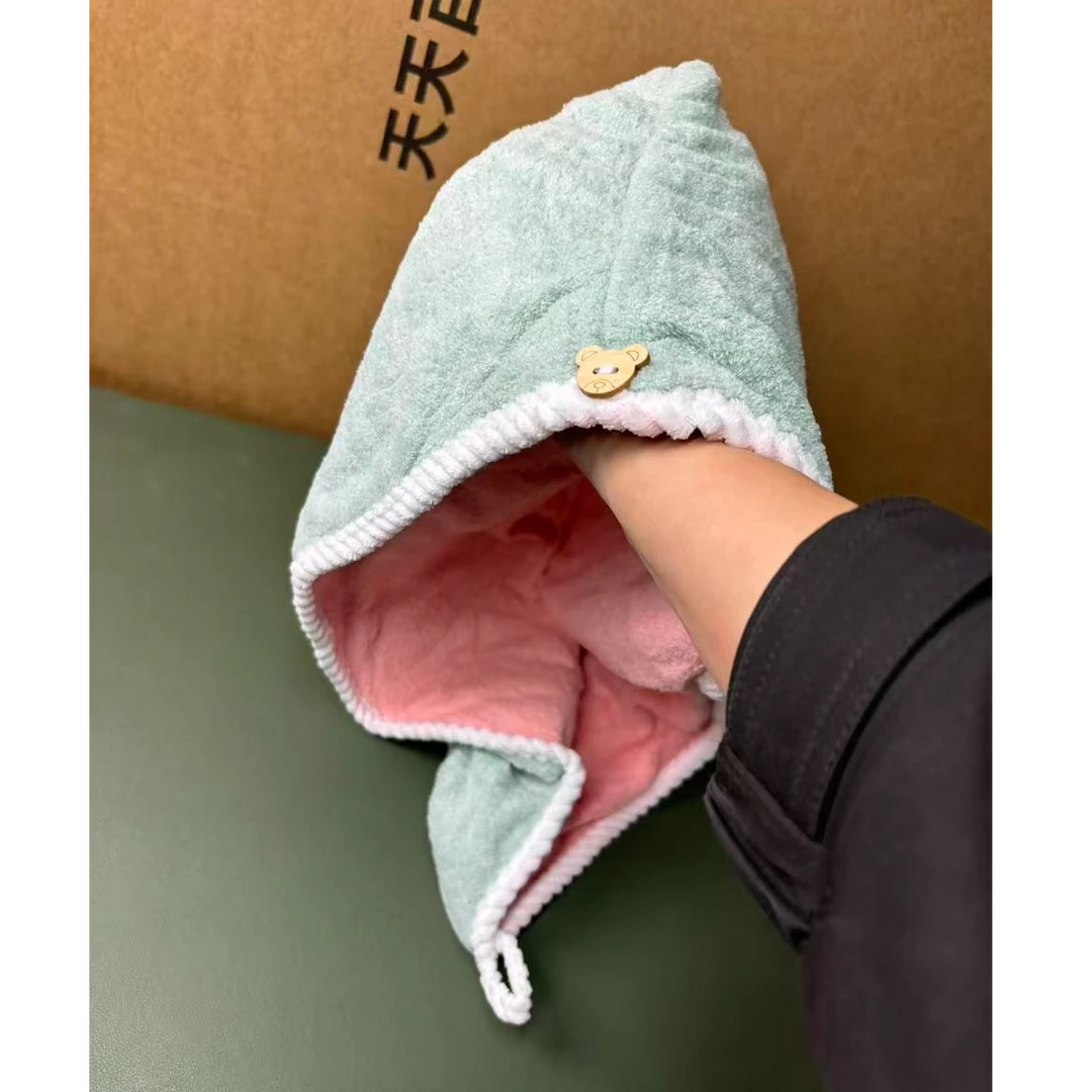 T304-干发帽吸水可爱女士速干帽