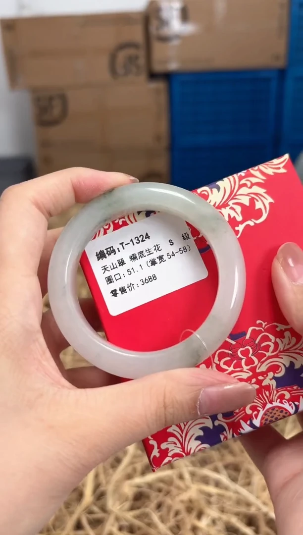 未镶嵌手镯石英质玉T-1324