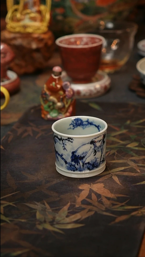 康亭守艺松鹤容天杯