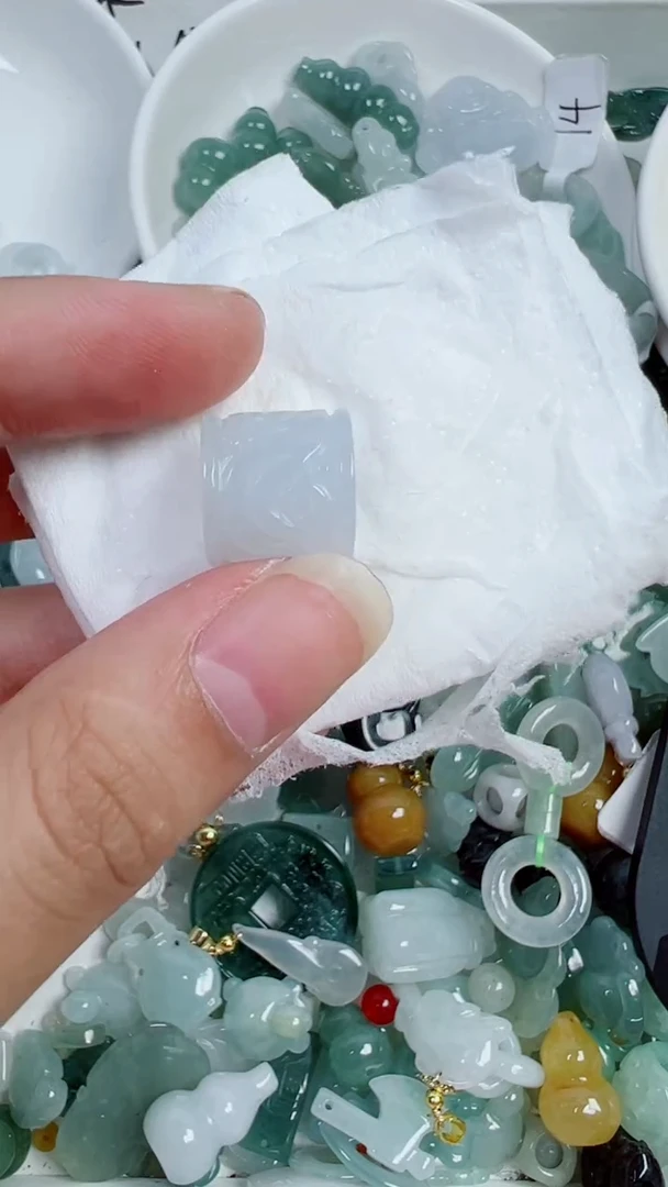 散珠翡翠196号链接,A货翡翠