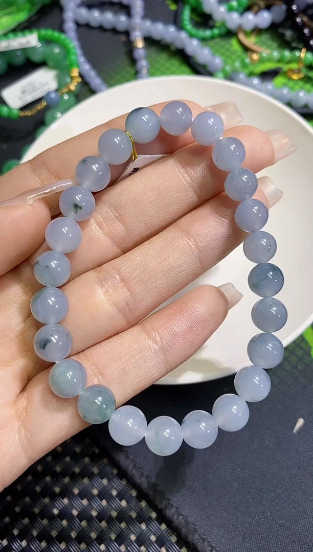 散珠翡翠卡7加手串