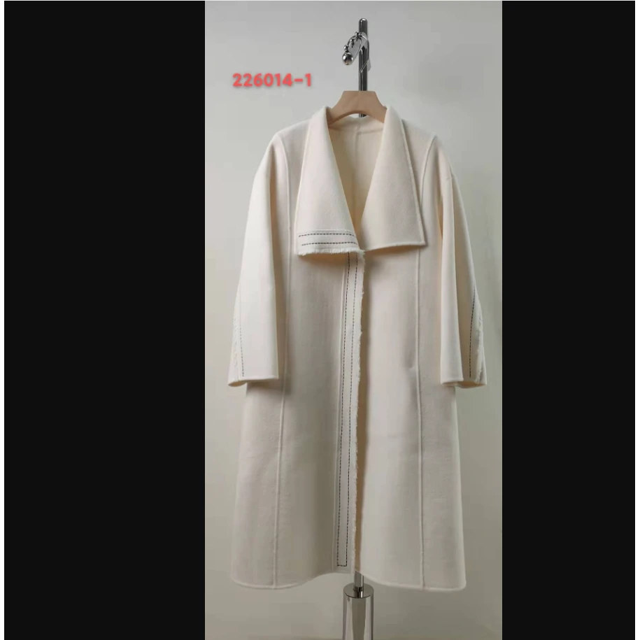 【橙蜜客】时尚设计师款大衣外套226014