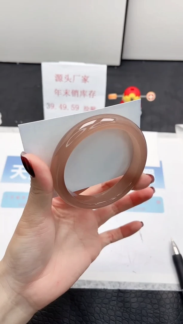 【闪购商品】石英质玉手镯未镶嵌Q37-62.3