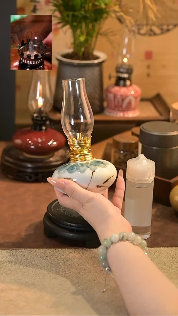 陶瓷景德镇陶瓷香薰灯摆件