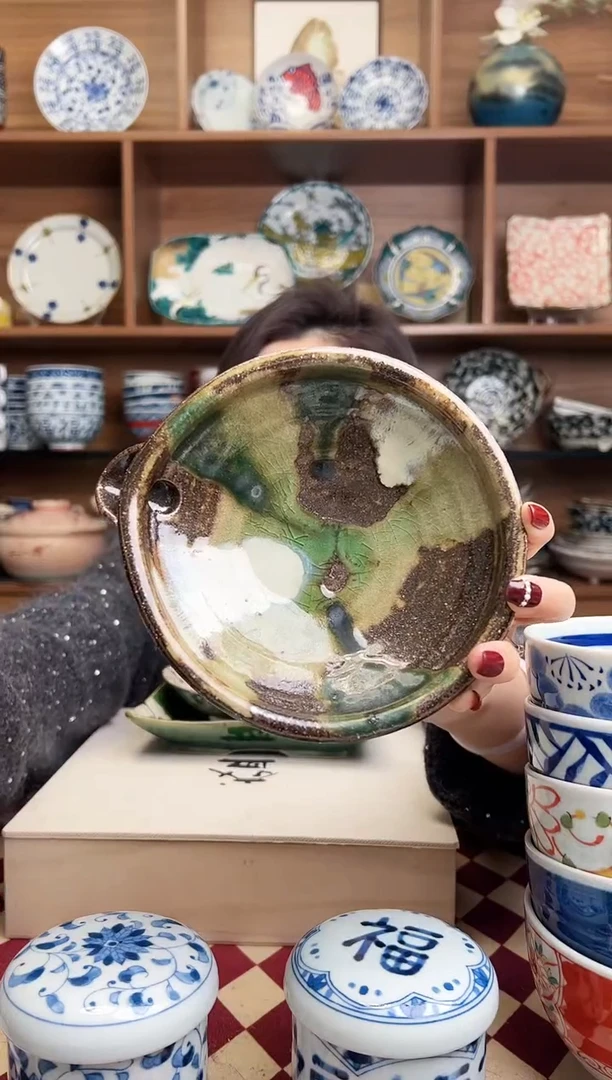 【闪购商品】瓷片椿庭片口钵