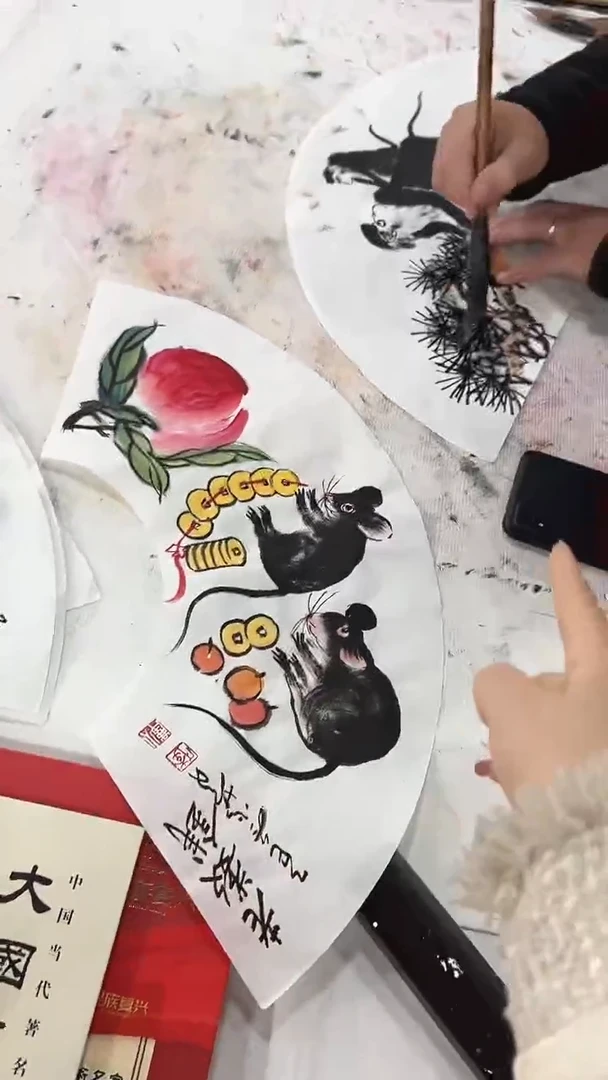 国画李火庆/国画/花鸟