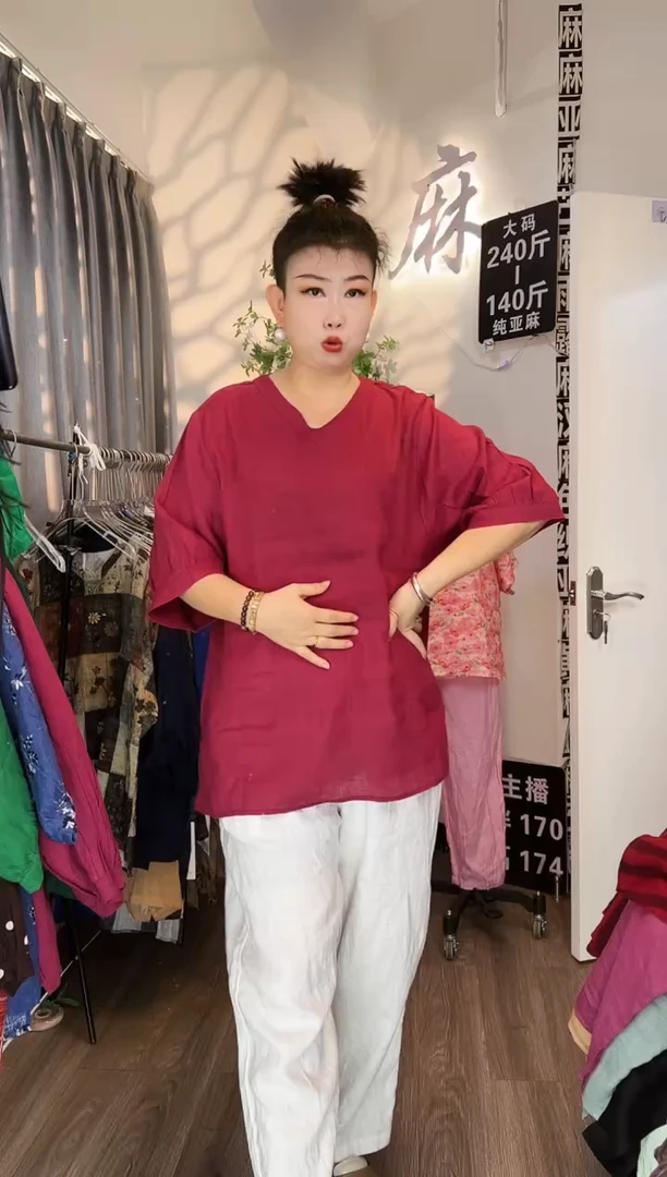 亚麻大码女装系列。