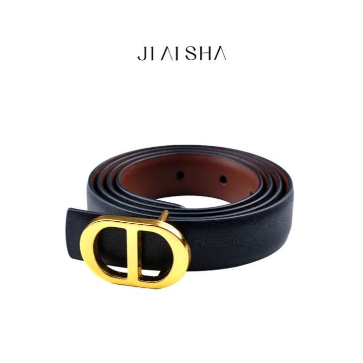 JAS 极简百搭时髦双色真皮腰带JAS-LLMM-011