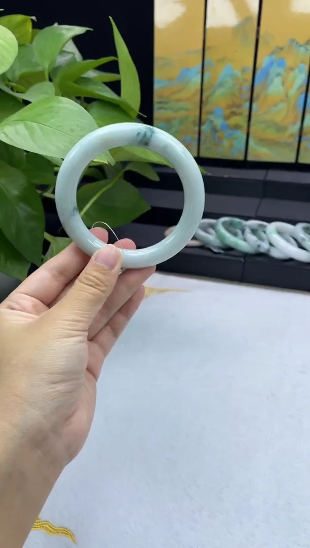 未镶嵌手镯翡翠10#天然A货翡翠手镯58-60圈口