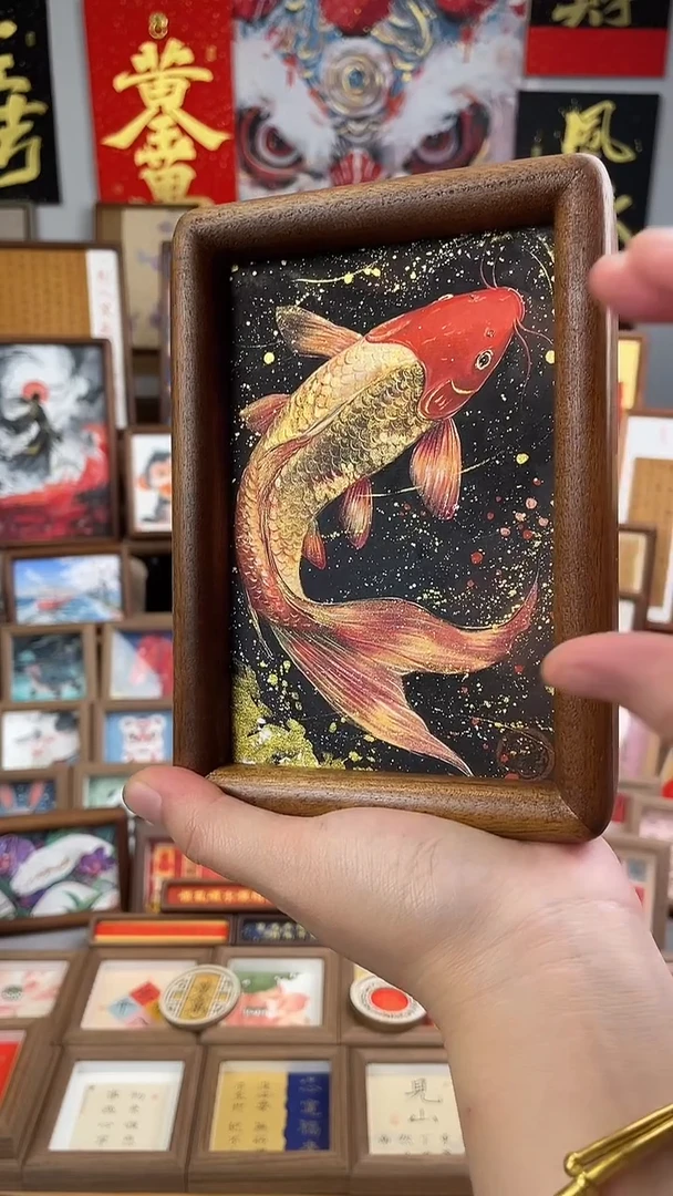 国画纯手绘书法绘画作品