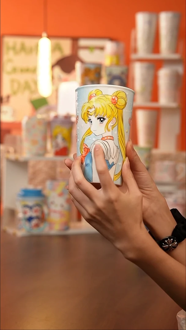 景德镇手工手绘文创陶瓷杯