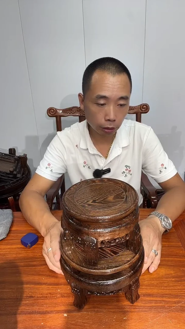 木用****3鸡翅木虎头几15*18两个