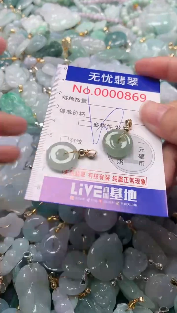 吊坠(不含链)未镶嵌翡翠869