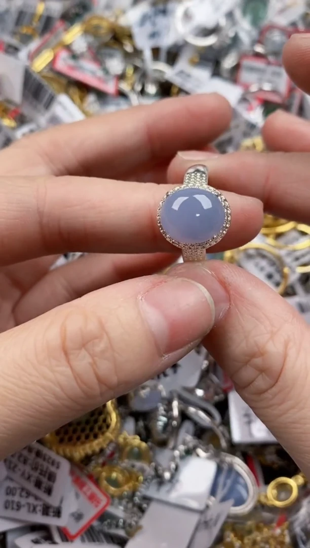 未镶嵌戒指翡翠14          7