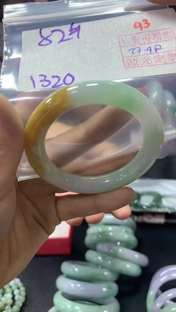 未镶嵌定制翡翠43毛货需精细抛光定制+多样性发1+1320