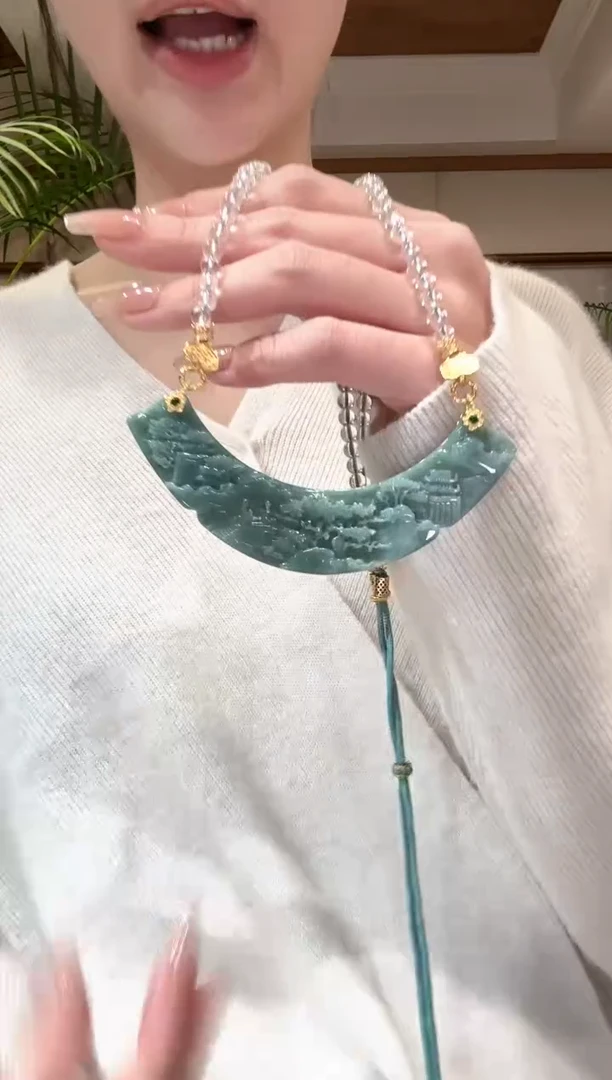 【闪购商品】翡翠颈饰未镶嵌国风