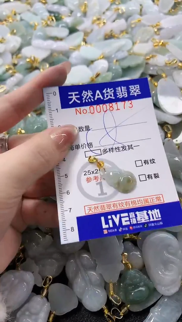 颈饰未镶嵌翡翠天然A货翡翠