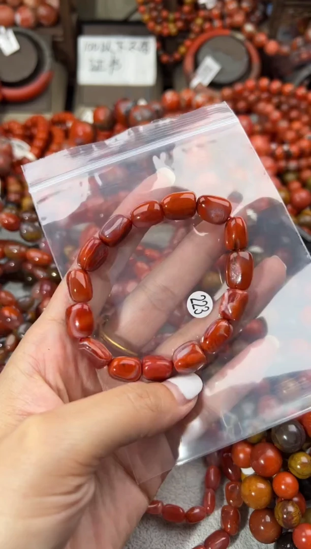 未镶嵌手串南红玛瑙10+