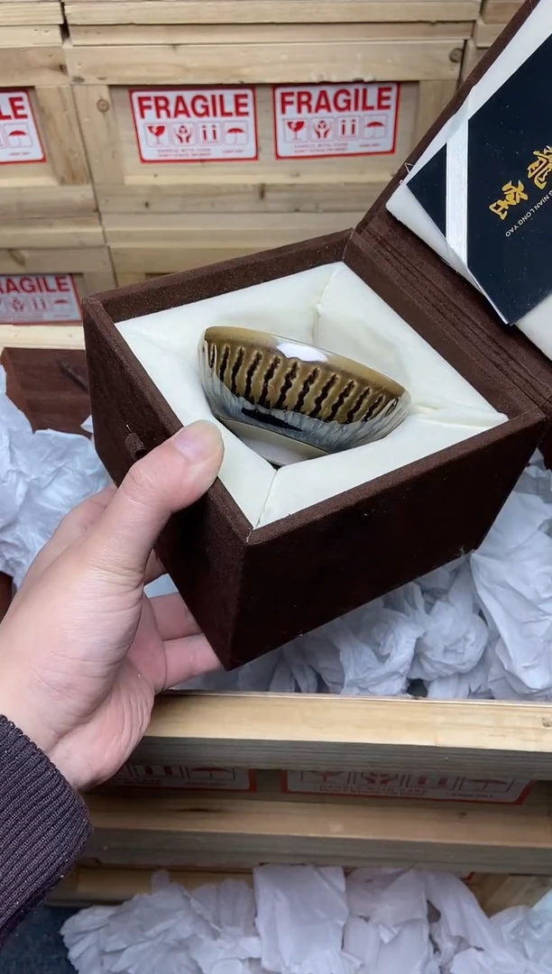 茶盏刘艺祥 玉子跳刀 建盏主人杯