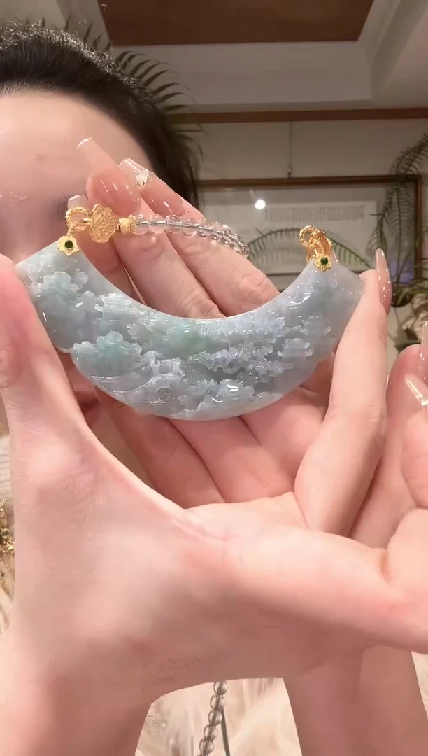 【闪购商品】翡翠颈饰未镶嵌国风