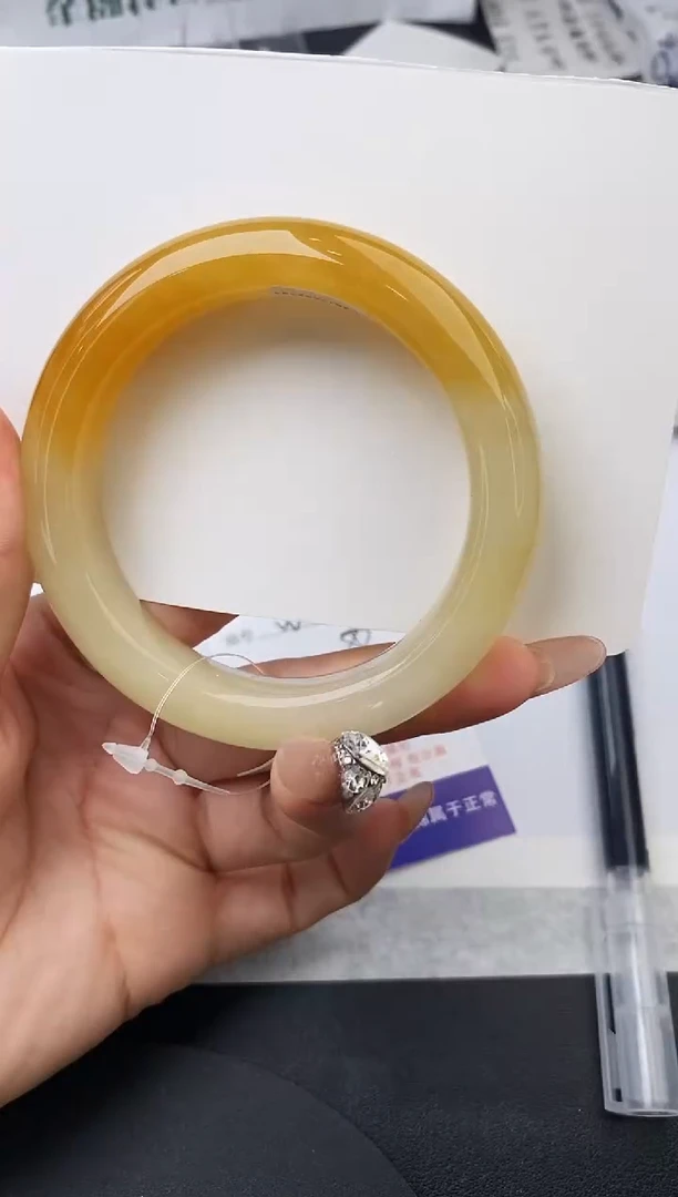 未镶嵌手镯石英质玉w221-HB58+