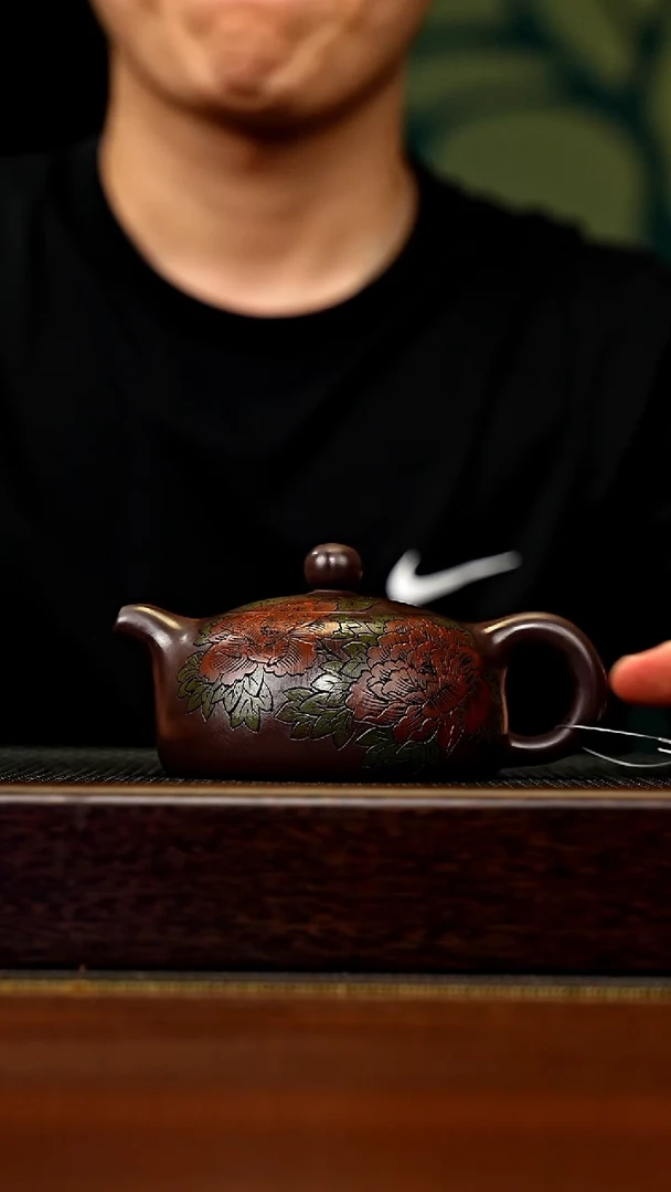 茶壶紫砂宜兴原矿 手工 紫砂壶容量270CC