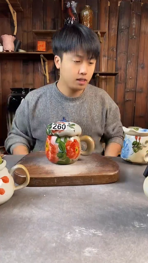 碗260，手工手绘，超值陶瓷